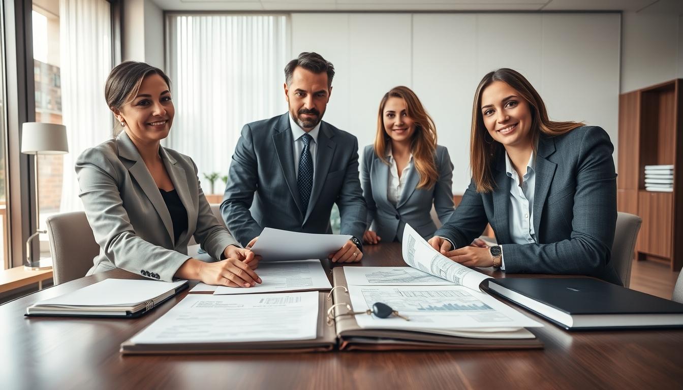 Business agreement signing